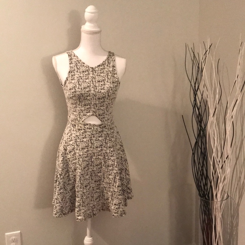 Small black and white dress